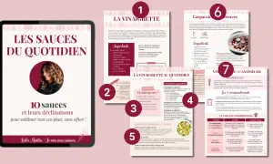 Les 10 sauces les plus utilisés : vinaigrette, carpaccio, et leurs déclinaisons pour sublimer vos plats.