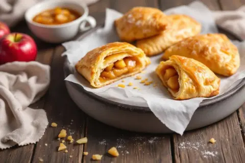 Délicieux chaussons aux pommes dorés, parfaits pour une recette facile. Un délice croustillant et fruité.