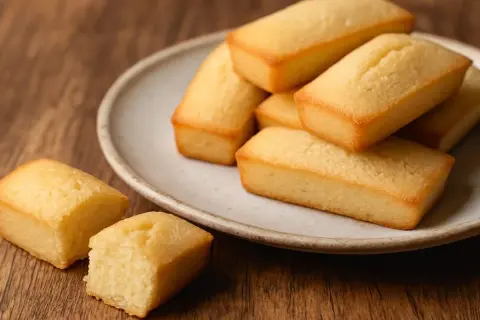 Délicieux financiers dorés, parfaits pour accompagner votre recette. Un délice à savourer !
