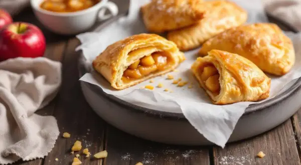 Délicieux chaussons aux pommes dorés, parfaits pour une recette facile. Un délice croustillant et fruité.